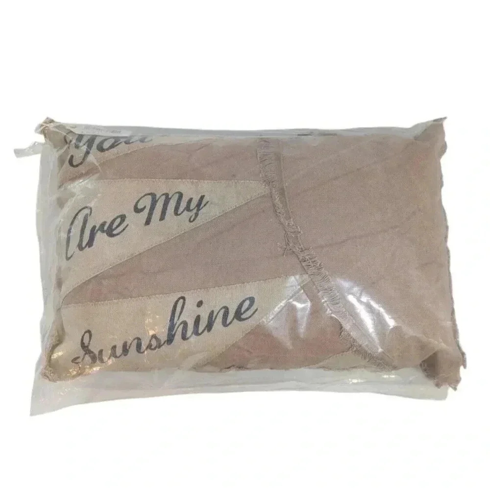 Primitives By Kathy Rustic Canvas Throw Pillow You Are My Sunshine Farmhouse